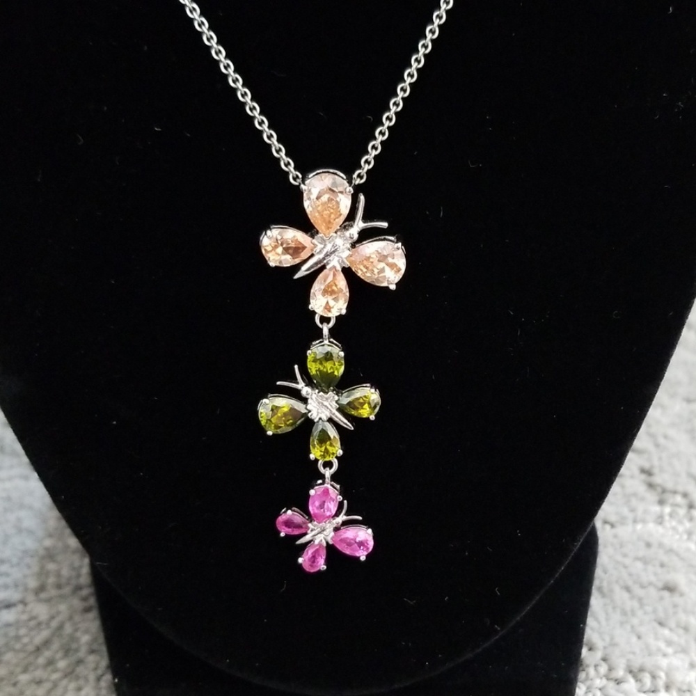 Sterling Butterfly Necklace - Picture 5 of 5